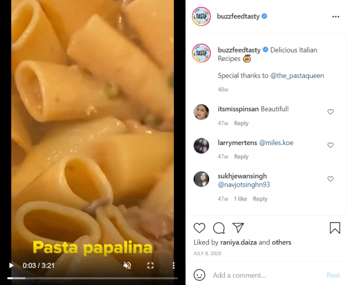 如何推广你的instagram分享食谱