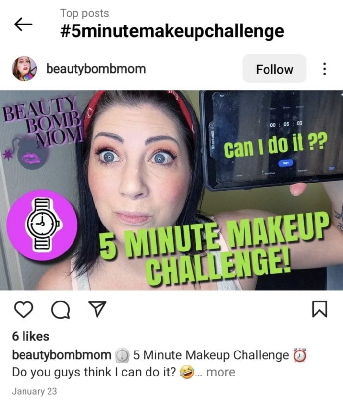5分钟化妆挑战