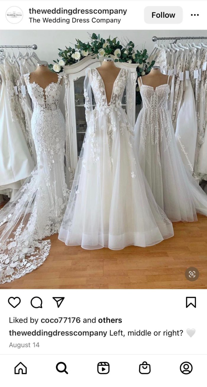 婚纱公司在instagram上投票